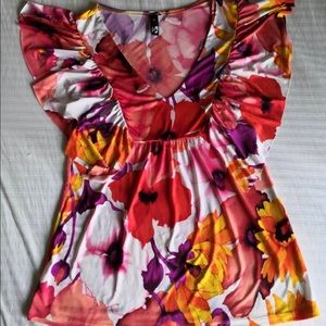 Flowy Floral Summer Blouse (W/ TAG)
